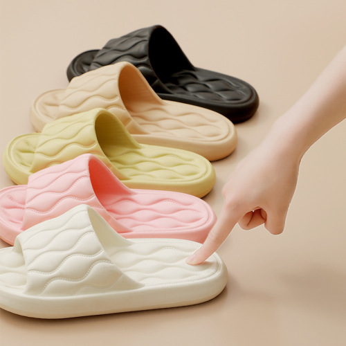 Household slippers for women, summer outdoor wear, indoor home, shit-stepping slippers, bathroom non-slip slippers, men's wholesale