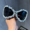 High-end brand sunglasses hip-hop style, European style, internet celebrity