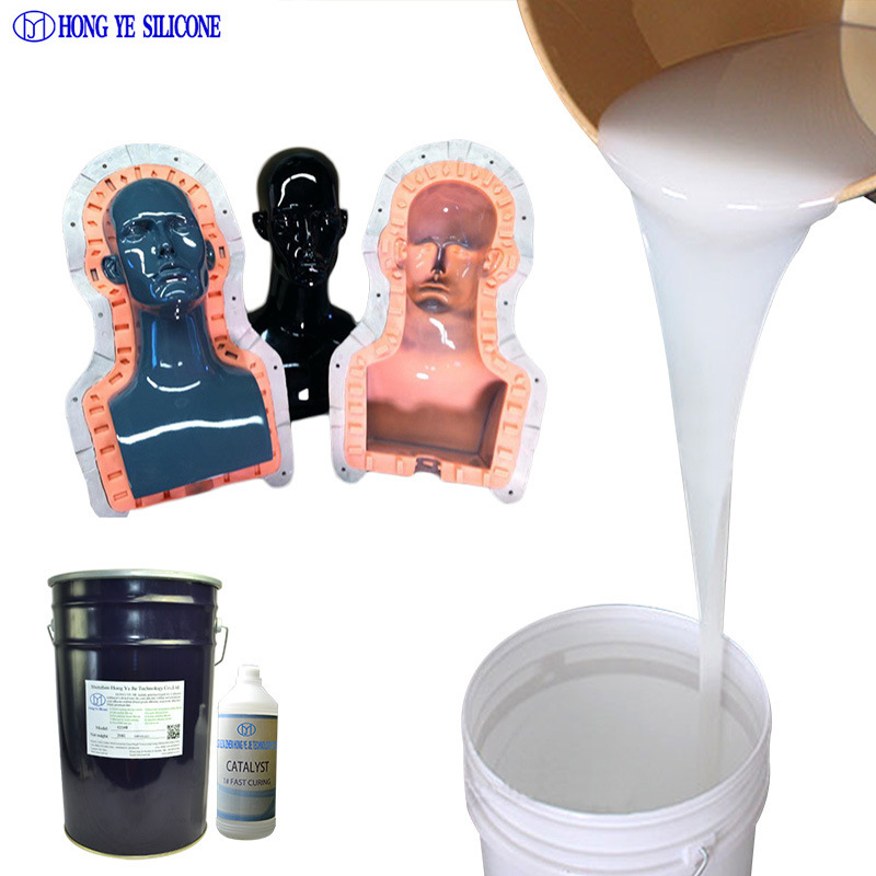 树脂模具硅胶，耐烧模硅胶，液态树脂工艺品模具硅胶