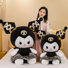 新款三丽鸥毛绒玩具黑金库洛米公仔玩偶娃娃女孩儿童礼物工厂批发