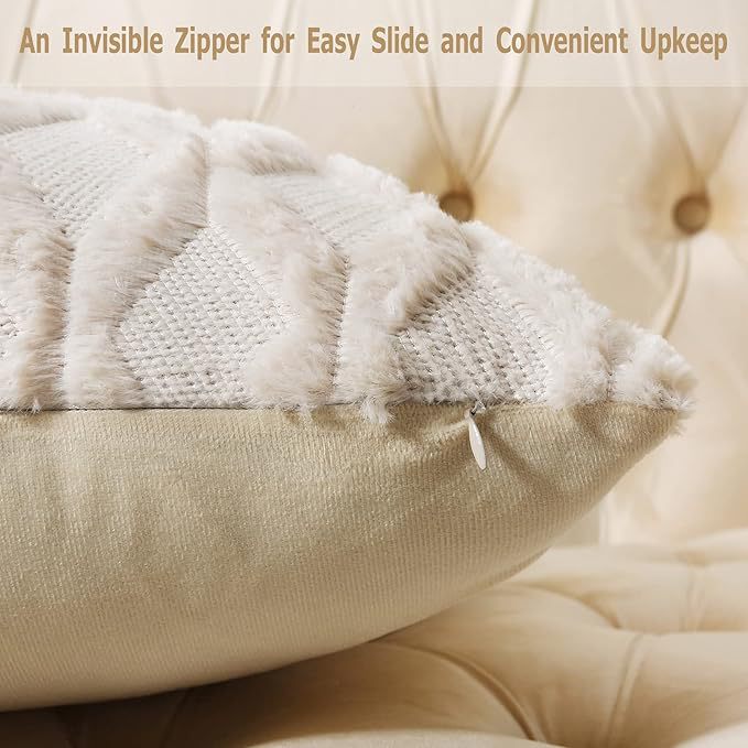 Transfronterizo Amazon almohada de peluche sólido sofá funda de almohada minimalista creativa geometría diamante bordado funda de almohada