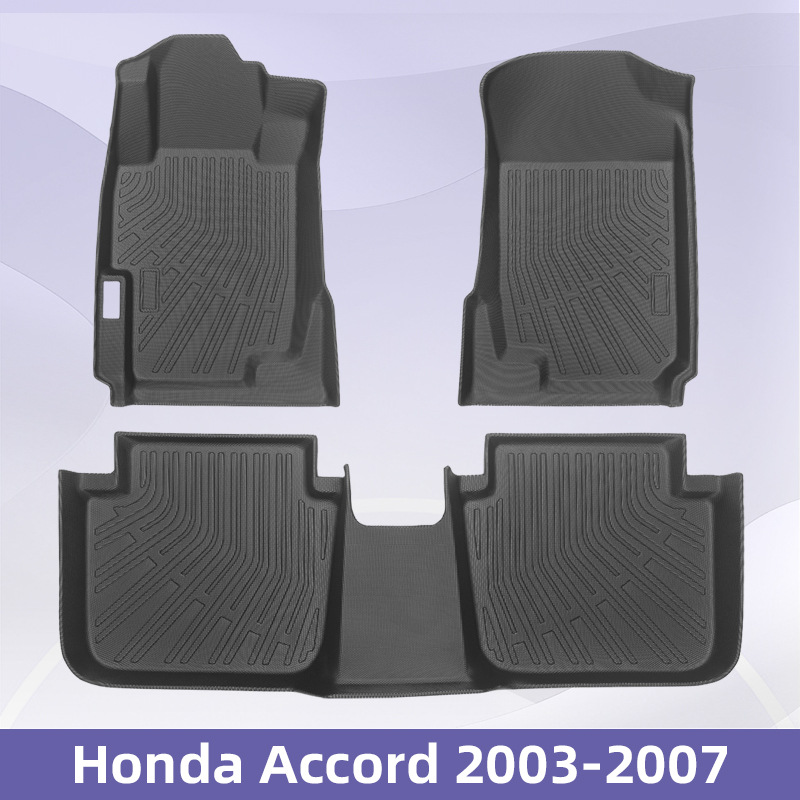 Aplicable a Honda Accord 2003 - 2007 3D todo el tiempo TPE almohadilla de pie almohadilla de maletero