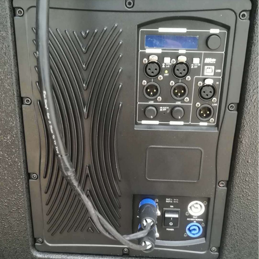 Oferta especial grande matriz de línea única de 10 pulgadas + banda activa DSP única matriz de línea de subwoofer de 18 pulgadas audio de escenario para exteriores