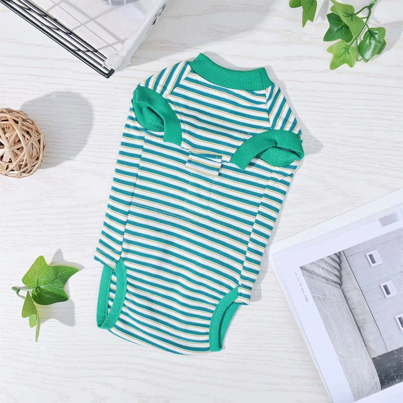 Новая одежда для стерилизации домашних собак, Хирургическая Одежда, тонкая специальная одежда против вылизывания волос, одежда на четвероногих ножках, послеоперационная одежда