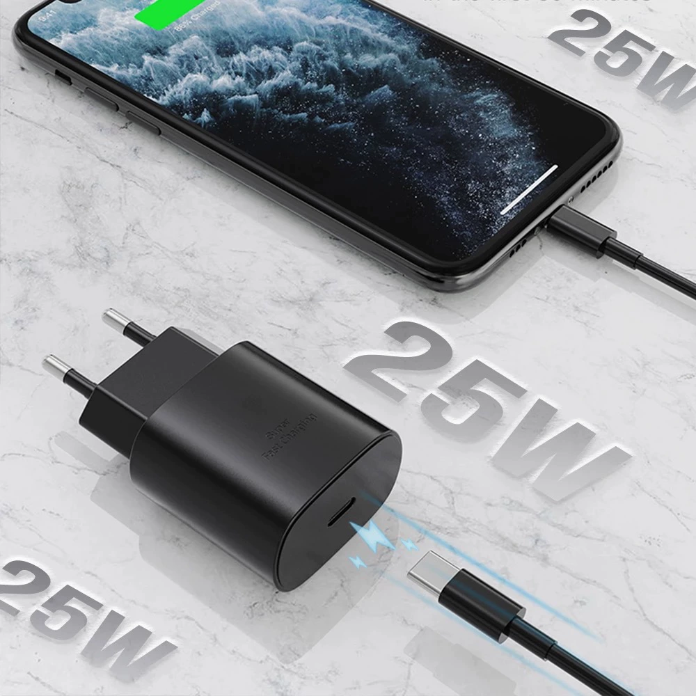 Samsung совместимый мобильный телефон, зарядное устройство, зарядка, 25Вт