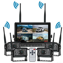 无线备用摄像头高清 1080p 带 7 英寸 DVR 显示器适用于 RV 拖车