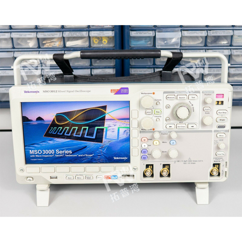 Tektronix 泰克 100MHz 2通道 2.5GS/s MSO3012 数字荧光示波器