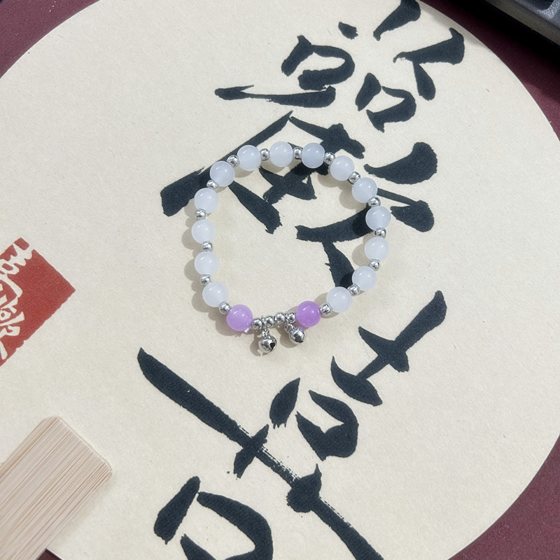 新しい中国風の古代スタイルのビーズ弾性ロープブレスレット甘い女の子ガラスビーズブレスレットナイトマーケットの屋台卸売ハンドアクセサリー|undefined