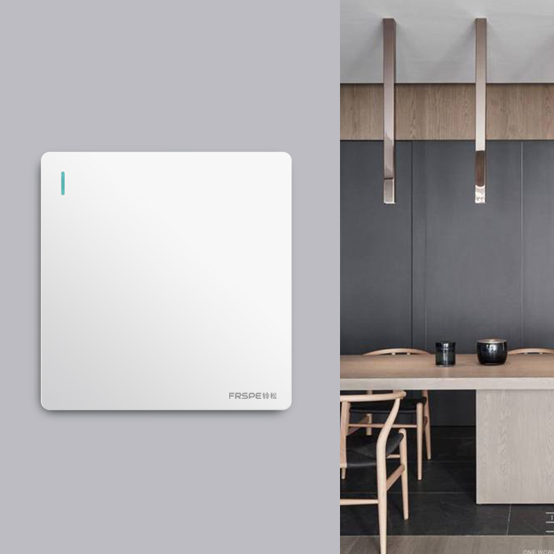 86 tipo enchufe de interruptor de pared panel blanco poroso hogar escondido una fuente de alimentación abierta con cinco agujeros 16a al por mayor