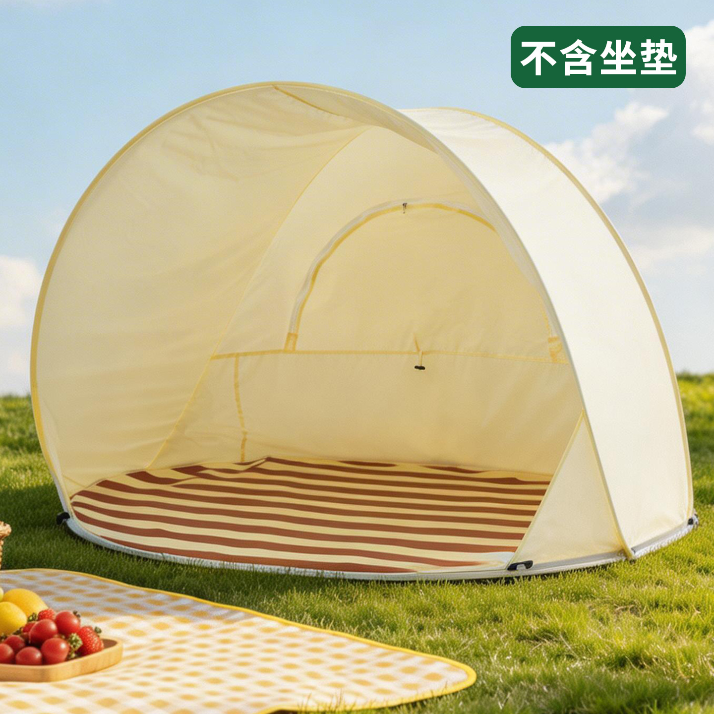 Corea del sur ins tienda de campaña al aire libre portátil plegable con un botón camping