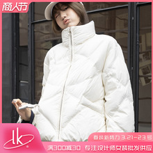 H2319冬季新款女裝貨源 保暖寬松時尚輕便卡通拉鏈羽絨服一件代發
