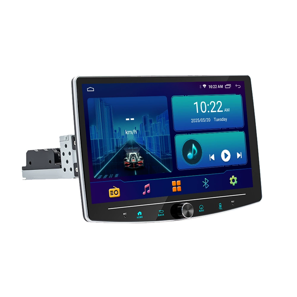 Cross-border hot 10.1-inch head shaking machine Android car navigation screen Bluetooth Carplay car central control smart screen