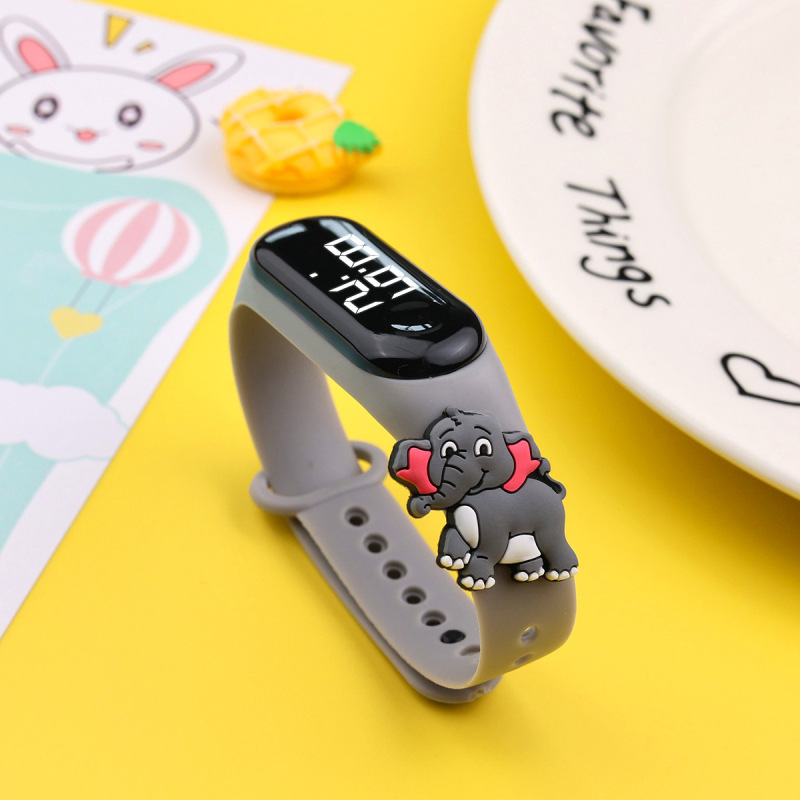 [新しい人形] クリエイティブギフト漫画 LED 電子時計シンプルでかわいい防水中学生電子時計|undefined