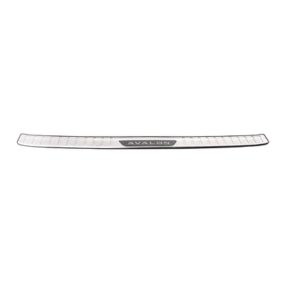 Dekorativ pedal başlıqları – for 19 Toyota Avalon Stainless - 1-piece-of-outer-rear-guard-stainless-steel-silver-titanium-brushed-applicable-to-2019-asia-dragon