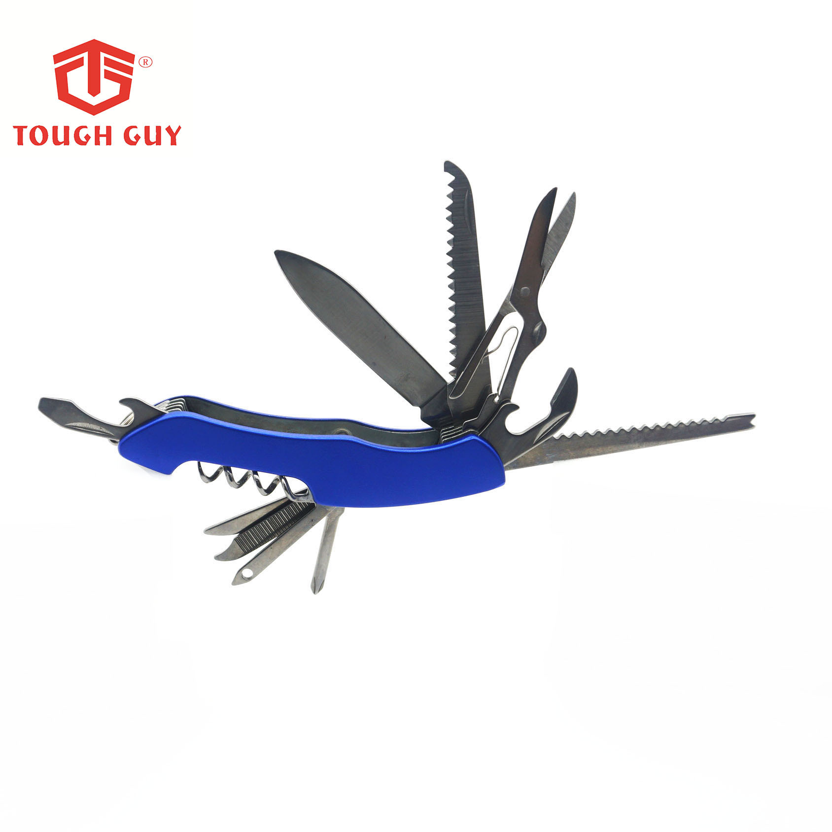 铝壳平面礼品小刀 户外野营军刀 折叠多功能小刀五金工具