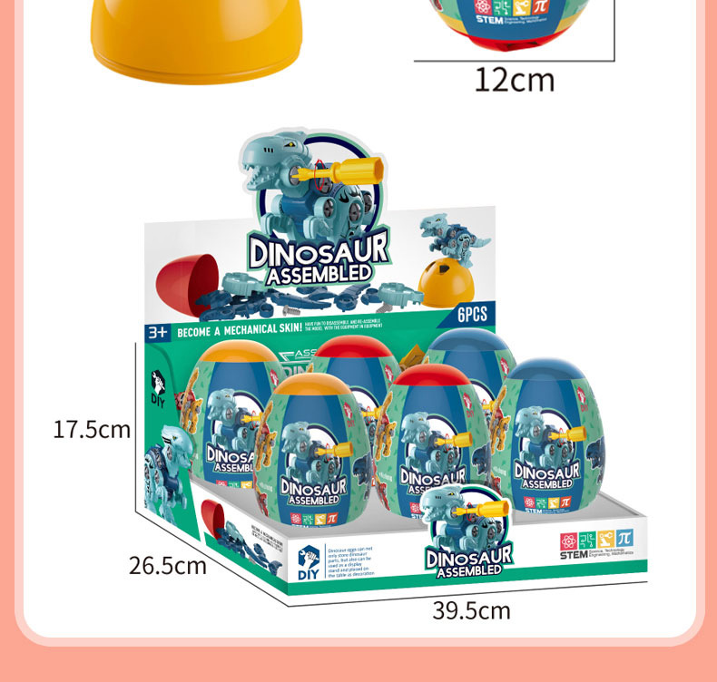 Tiersimulationsmodell Kleinkind (3-6 Jahre) Dinosaurier Kunststoff Spielzeug display picture 19