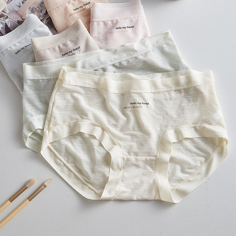 New sexy hollow thin underwear women's nude breathable quick-drying comfortable sweet high school girl briefs