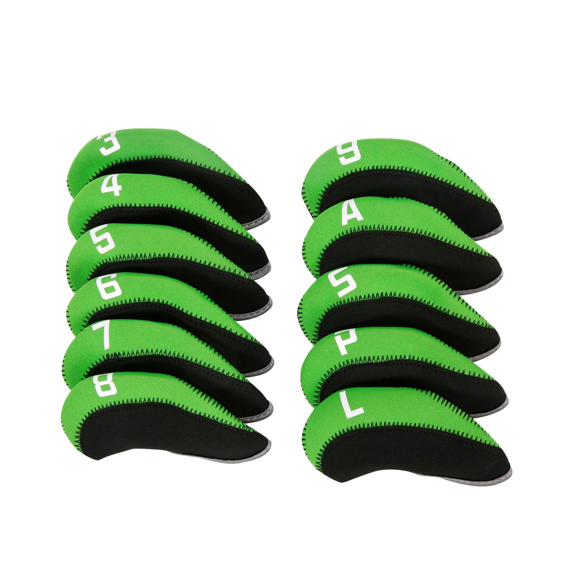 Juego de palos Juego de gorra digital Juego de accesorios de práctica Golfheadcover Juego de hierros Juego de palos de golf con bandera nacional