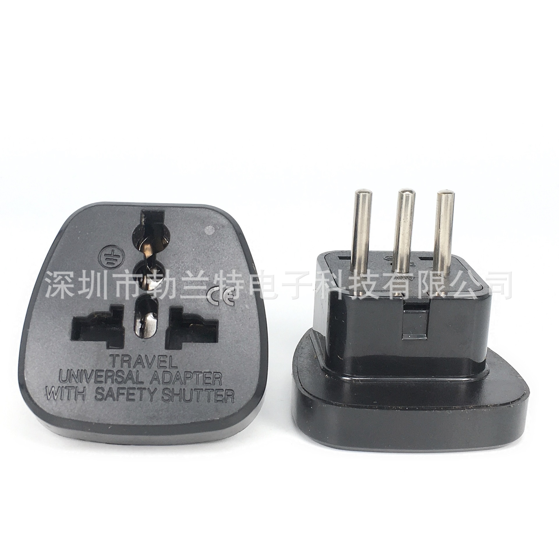 意大利标旅游转换插头适用于米兰智利等国家转换器三圆柱插头插座