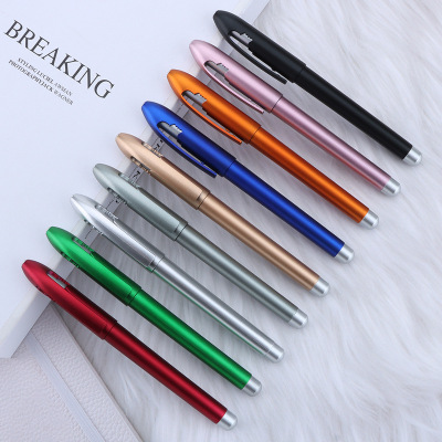 fairy modelling Roller ball pen originality Queen Signature pen colour Great beauty head portrait LOGO Color gel pen