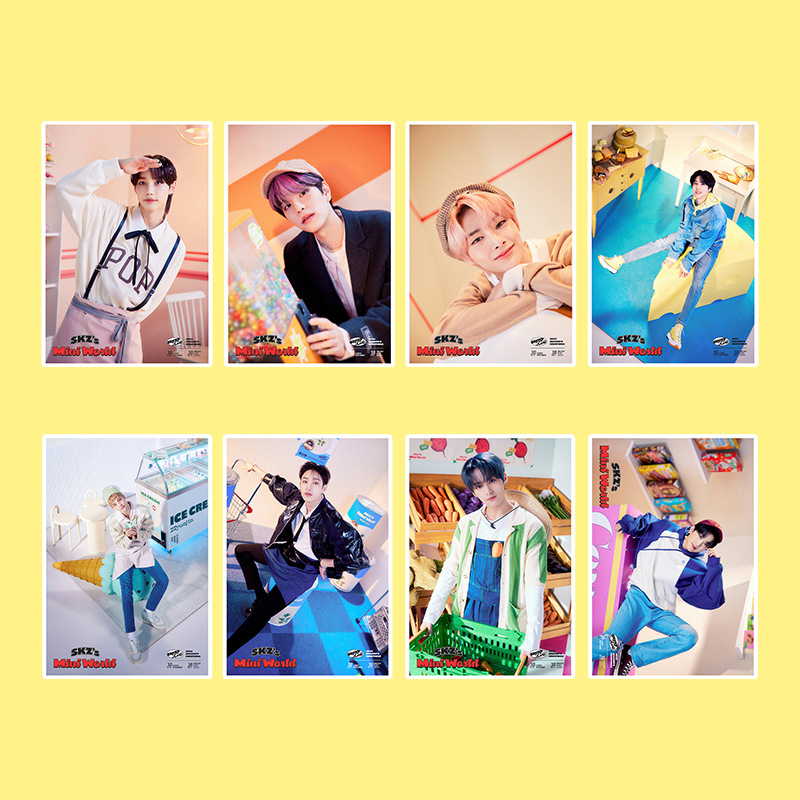 Pegatinas integradas 100 pegatinas de flujo coreano pegatinas de soporte pegatinas de la vida real KPOP pegatinas decorativas IVE 96 piezas