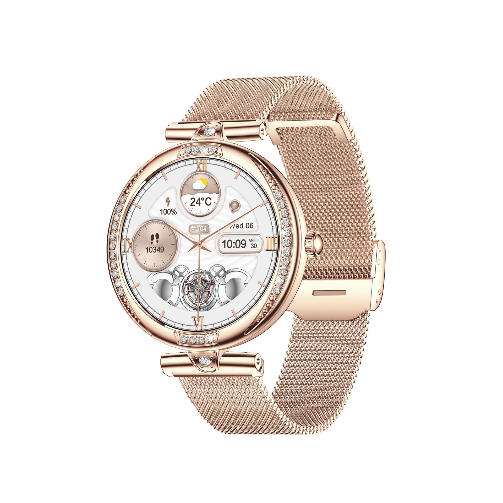 Cross-Border Nx17Pro Women's Smart Watch Amoled Bluetooth Call Women's Health Monitoring Multi-Sport Waterproof