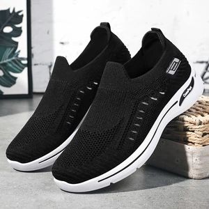 Men's Round Toe Breathable Casual Shoes with Low Heel and Low Top for Summer, Spring and Autumn