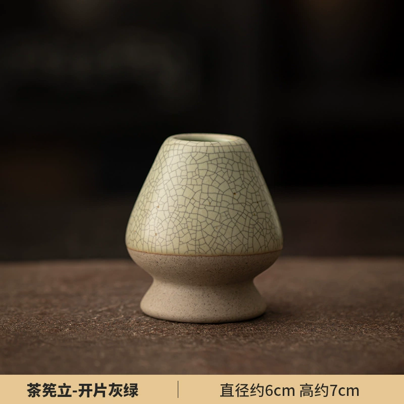 Набор чая матча (Creative Ceramics) японский стиль керамические чайные инструменты — венчик, ложка, сито нержавеющая сталь