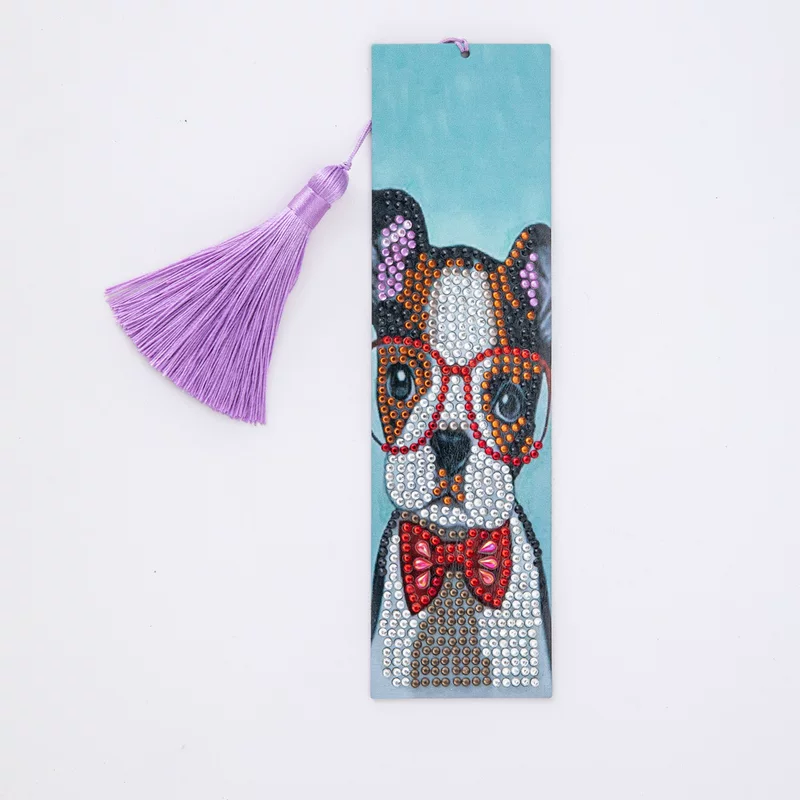 Diamond painted set with tassels, 1 pieces, DIY, print