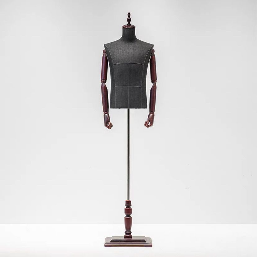 Maniquí Masculino de Busto de Polietileno para Tienda de Ropa