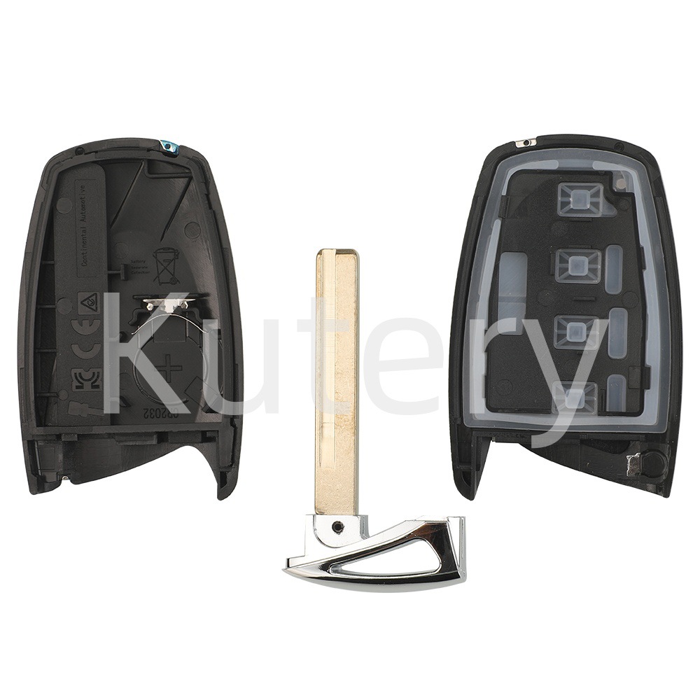 Suitable for Hyundai Santa Fe Santa Fe Smart Card Remote Control Car Key Shell Replacement Shell Pay Attention to the Internal Structure
