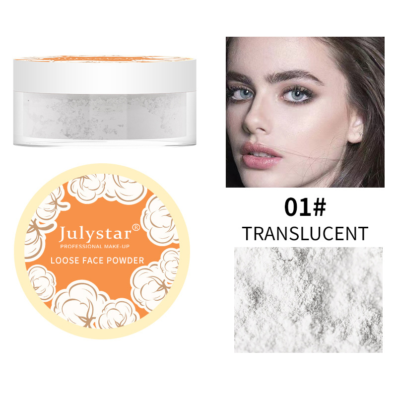 Correttore Julystar nude chiaro, snellente, opaco, waterproof, resistente al sudore, cipria fissante, trucco colorato_voghion.com