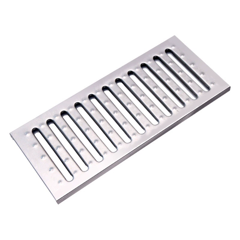 Крышка траншеи из нержавеющей стали закругленная длинная быстрая дренажная решетка кухонная крышка канализации из нержавеющей стали