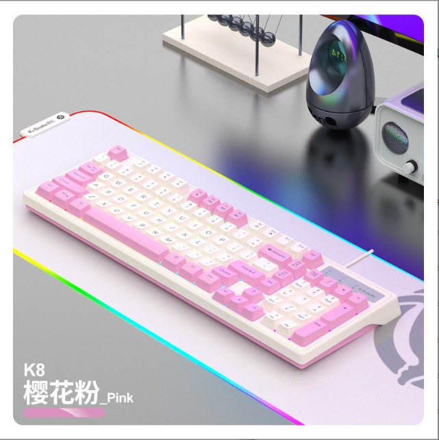 マムシkm 300コンピュータキーボードマウスセットオフィス家庭用デスクトップノート静音有線USBキーマウス|undefined