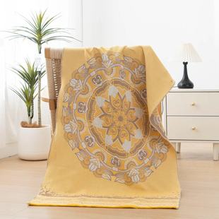 Factory wholesale cotton gauze bath towel four-layer enlarged thick large towel household soft absorbent bath towel for men and women