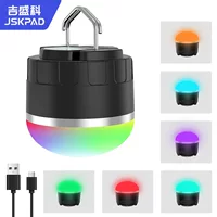 Перезаряжаемый светодиодный кемпинговая лампа портативная подвеска палатки RGB изменение цвета магнитная база для пешей аварийной подвески лампы