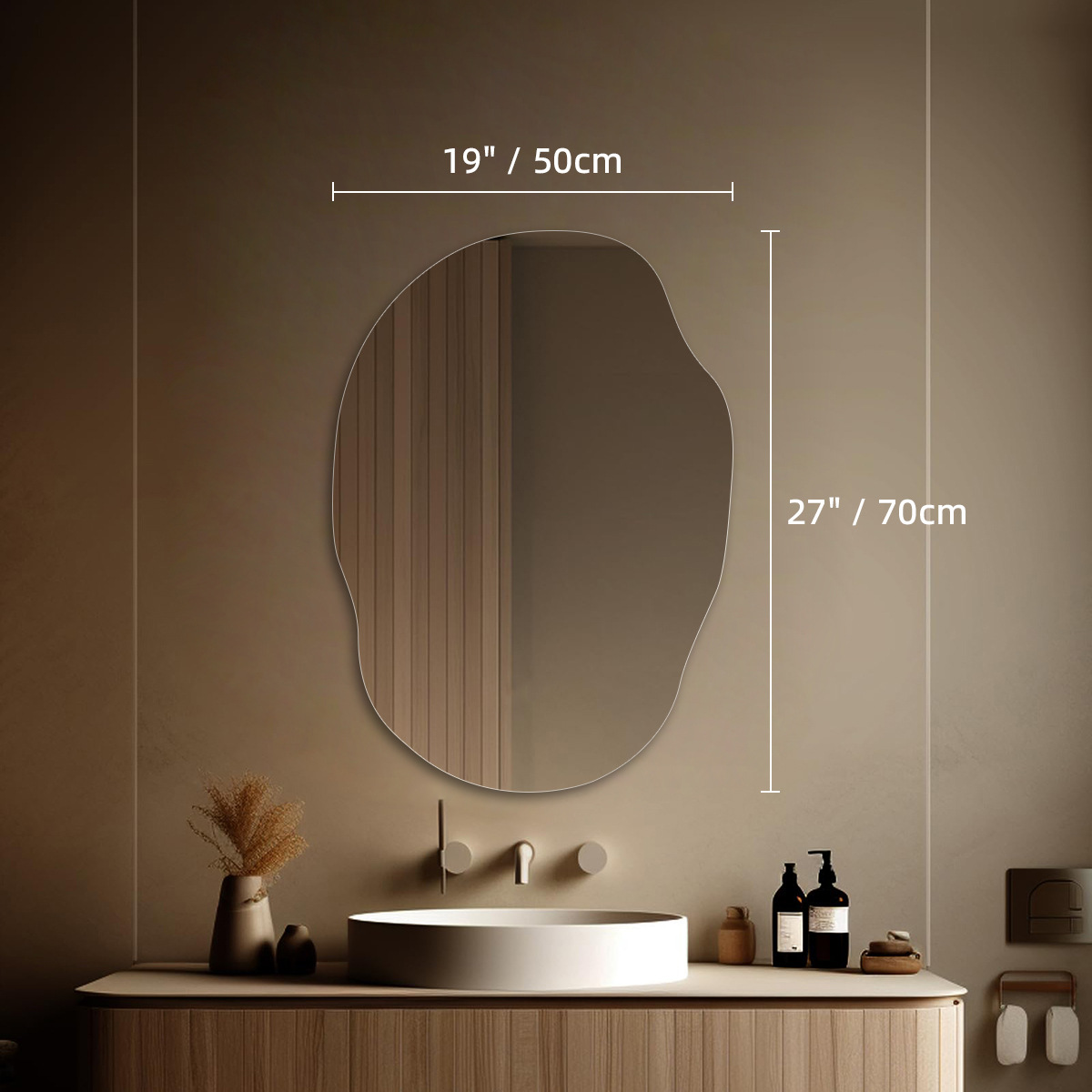 Comercio exterior papa forma especial inteligente led espejo de maquillaje colgante de pared dormitorio tocador espejo de baño pared colgante con luz Amazon