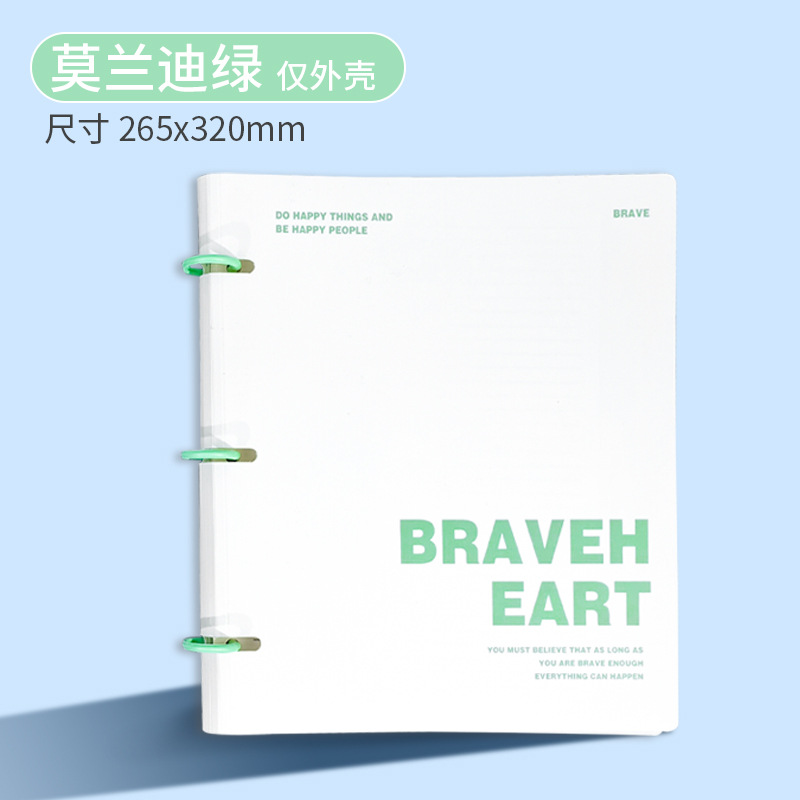 Morandi verde (sin página interior) - tamaño A4