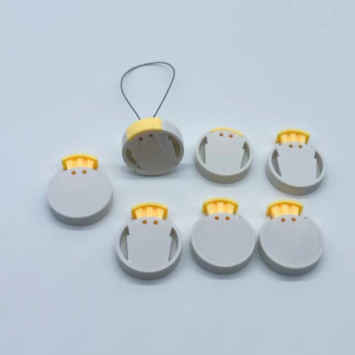 按扣式塑料封签电表水电气封扣一次性封条二维码电子封印防盗铅封