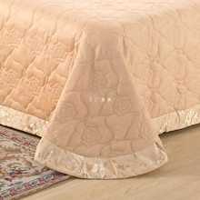 欧式绗缝夹棉床盖单件加厚床罩双人床笠床盖三四件套