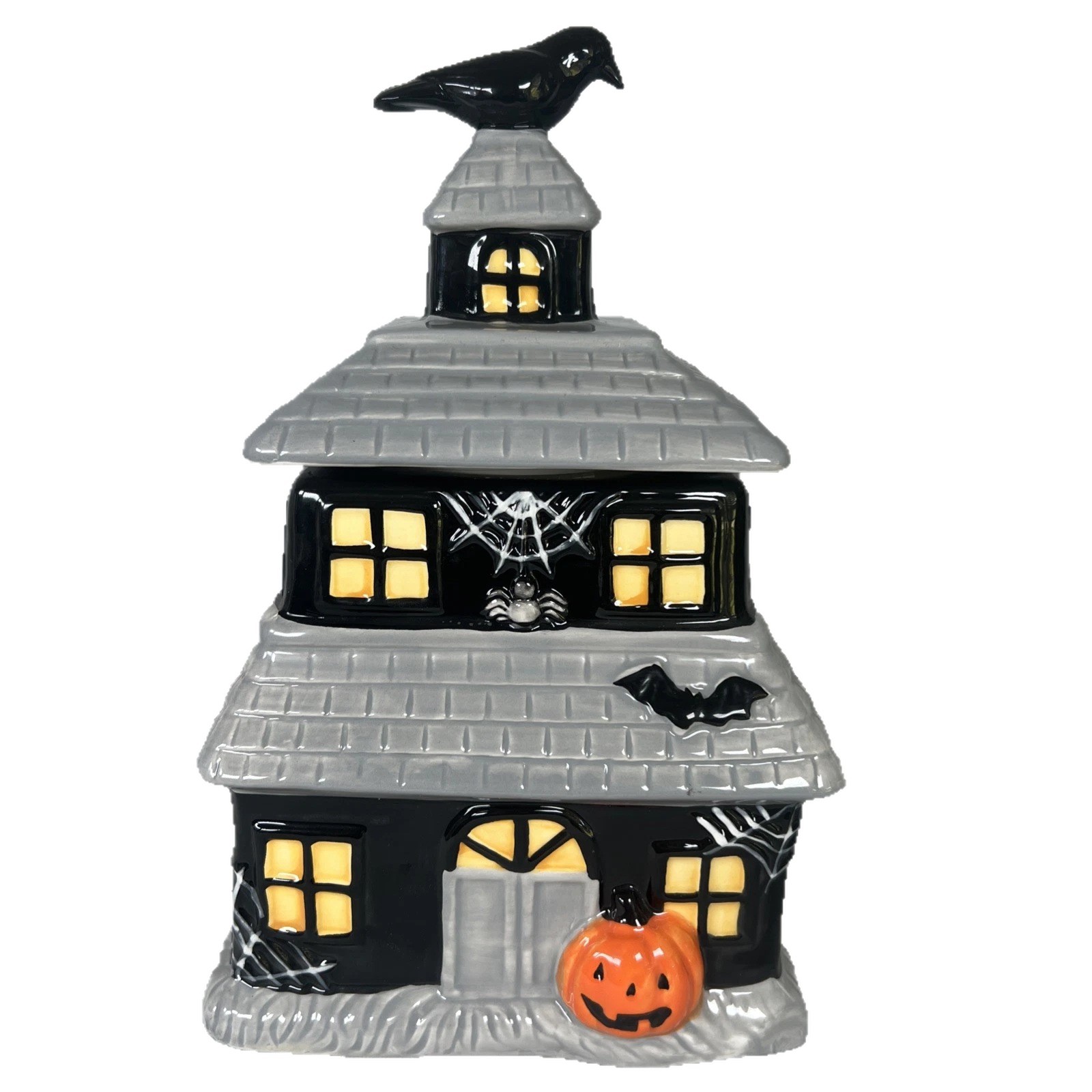 Casa de Halloween taza de cerámica decoración creativa decoración de estilo casa embrujada taza de cerámica decoración