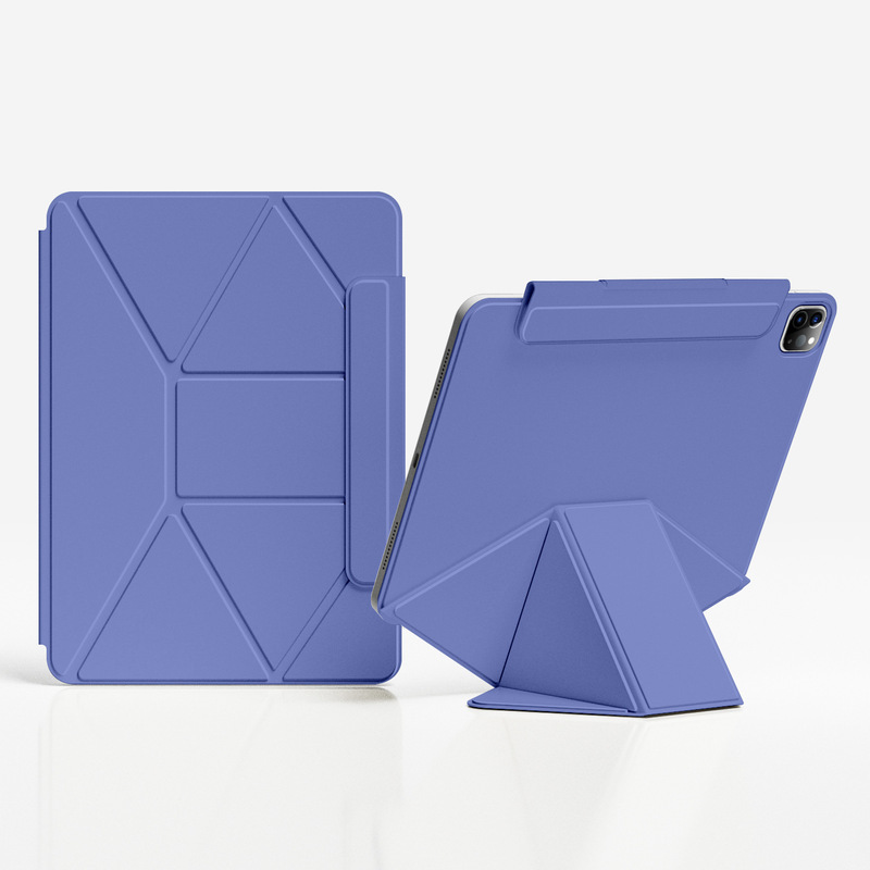 iPadpro保护套增高支架iPad11磁吸双面夹mini7旋转air654拆分笔袋|undefined