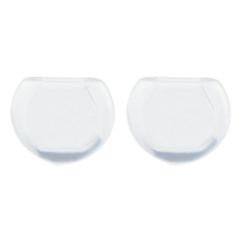 耳穴のない蚊取り盤耳クリップ滑り止め耳パッド耳クリップ部品透明耳クリップパッド楕円型耳クリップ痛み防止パッド