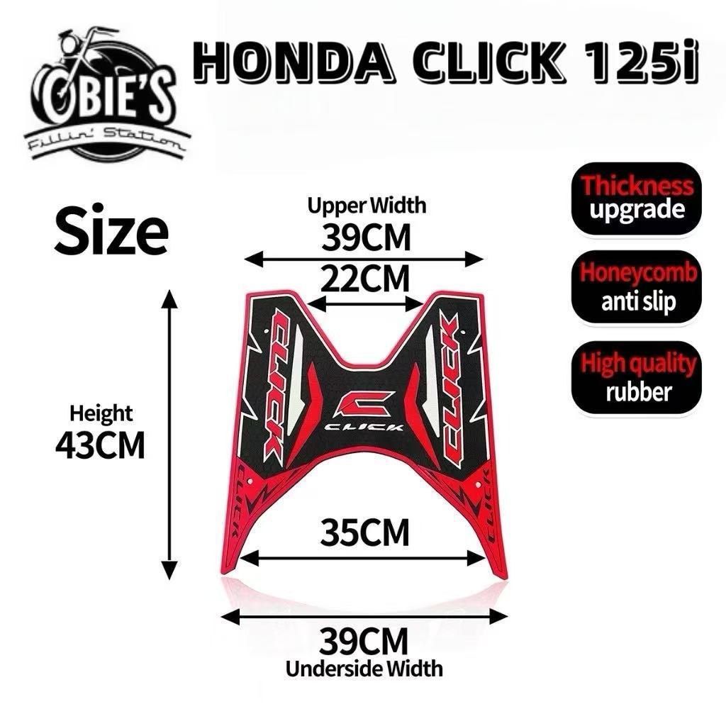 Suitable for Honda Click 125I V1 V2 Scooter Modification Accessories Foot Pad Manufacturer Wholesale Hot