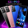 新款跨境手机S21+PRO智能安卓手机6.3寸lazada外贸手机支持代发