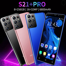 新款跨境手機S21+PRO智能安卓手機6.3寸lazada外貿手機支持代發