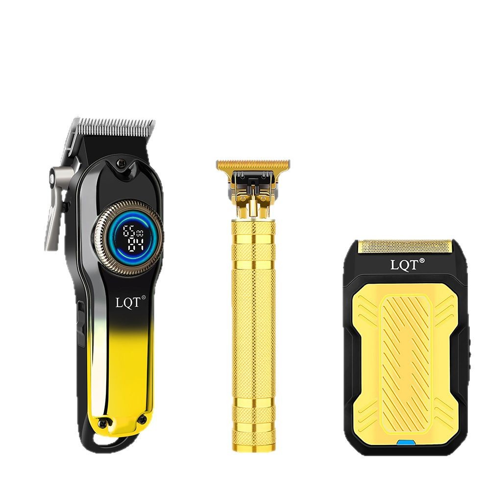 afeitador de afeitar transfronterizo cabeza de afeitar cortador de pelo eléctrico de alta gama usb recargable herramienta de corte de pelo doméstico tijeras eléctricas