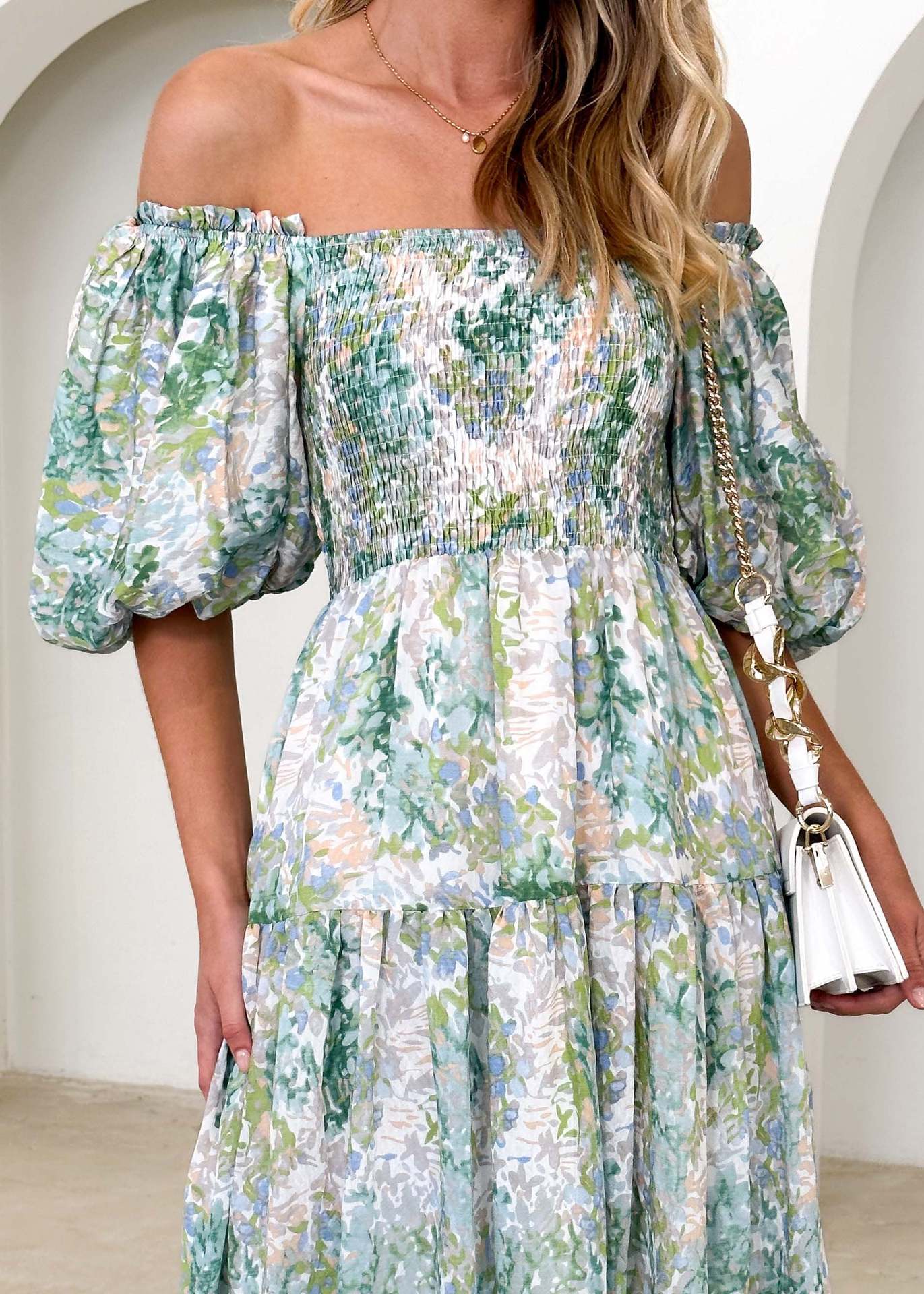 238g Weight Midi Dress Dress Length Type Sleeveless Sleeve Length Regular Dress Dresses Type Spandex, Polyester Fabric Type Mid Waist Waist Line Daily, Street Occasion Boat Neck Neckline Regular Fit Fit Type Flower Pattern Spring, Autumn Season Women's Gender Elegant, Vacation Style Wholesale Women's Elegant Vacation Flower Daily Street Boat Neck Sleeveless Regular Dress 16