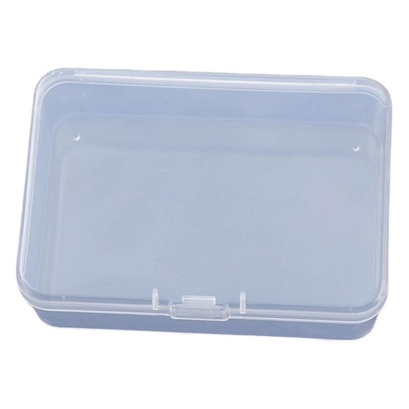 Прозрачная прямоугольная пластиковая коробка из полипропилена Коробка для упаковки мыла и цветов Коробка для небольших материалов Белая коробка для хранения деталей рыболовных снастей