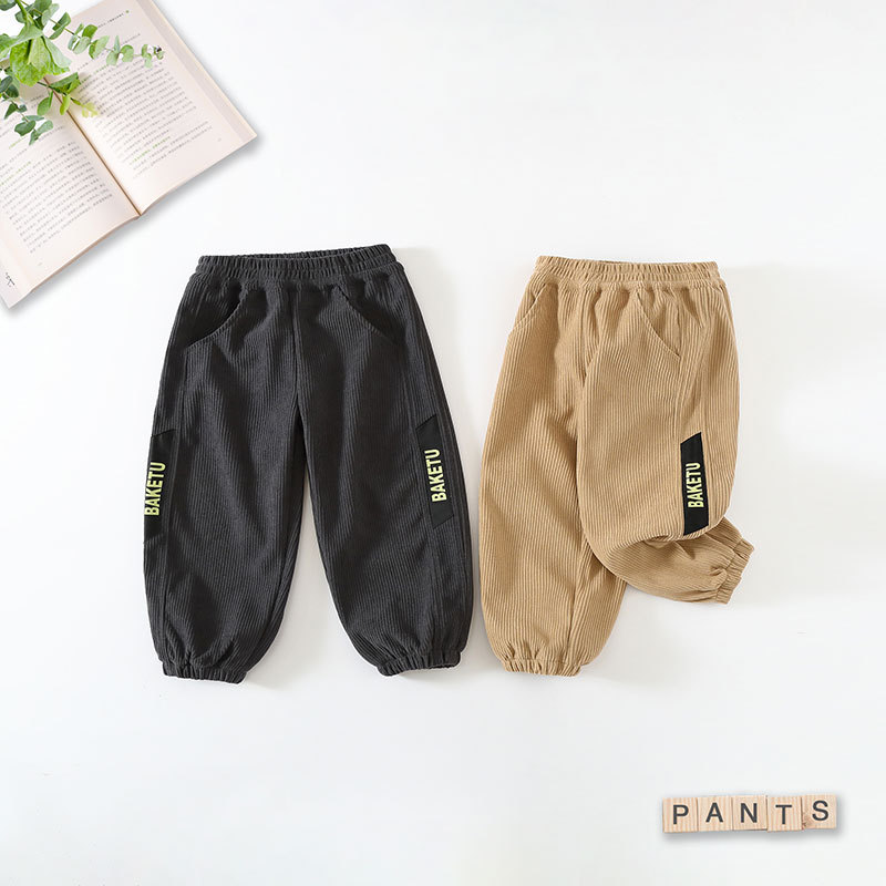 Autumn children's corduroy trousers for boys for men and women…